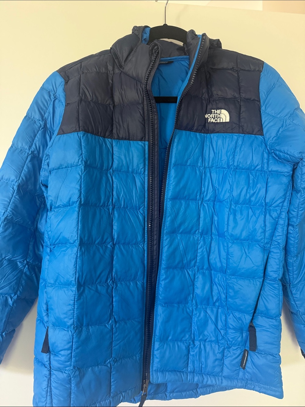 The North Face Boys’s Blue and Navy Quilted Puffer Jacket